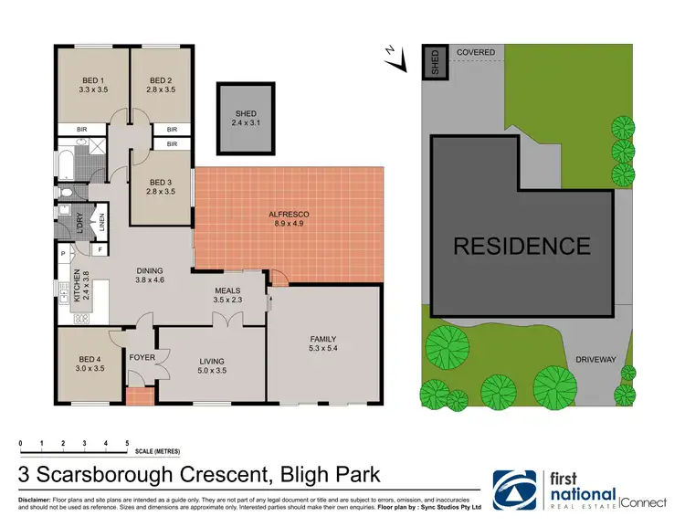 Floorplan of Homely house listing, 3 Scarsborough Crescent, Bligh Park NSW 2756