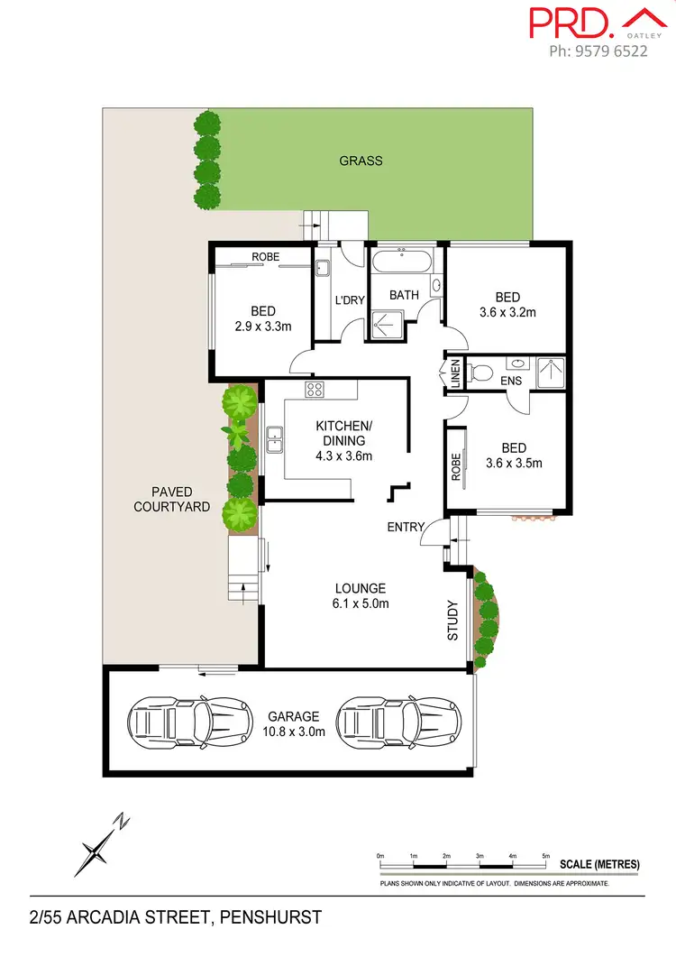 Floorplan of Homely villa listing, 2/55 Arcadia Street, Penshurst NSW 2222