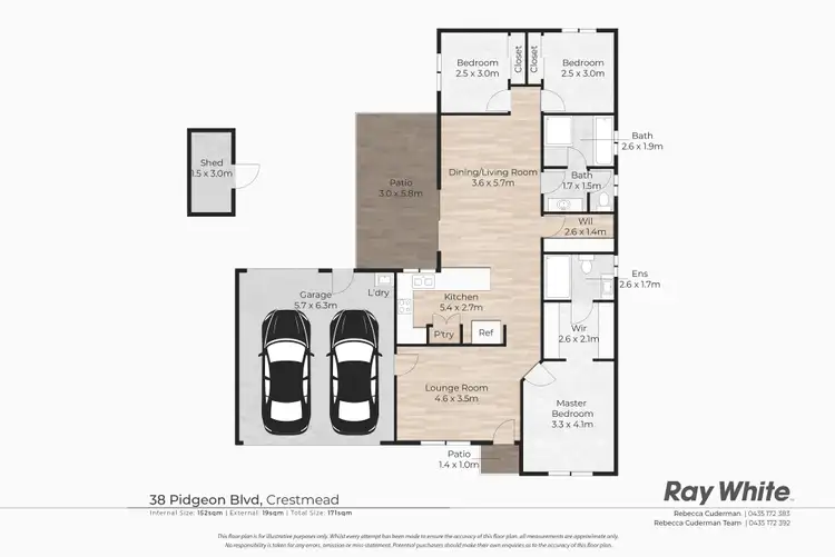 Floorplan of Homely house listing, 38 Pidgeon Boulevard, Crestmead QLD 4132