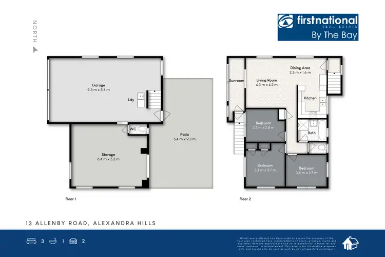 Floorplan of Homely house listing, 13 Allenby Road, Alexandra Hills QLD 4161
