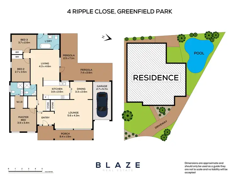 Floorplan of Homely house listing, 4 Ripple Close, Greenfield Park NSW 2176