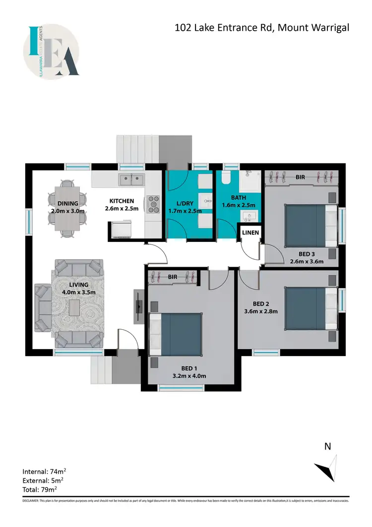 Floorplan of Homely house listing, 102 Lake Entrance Road, Mount Warrigal NSW 2528