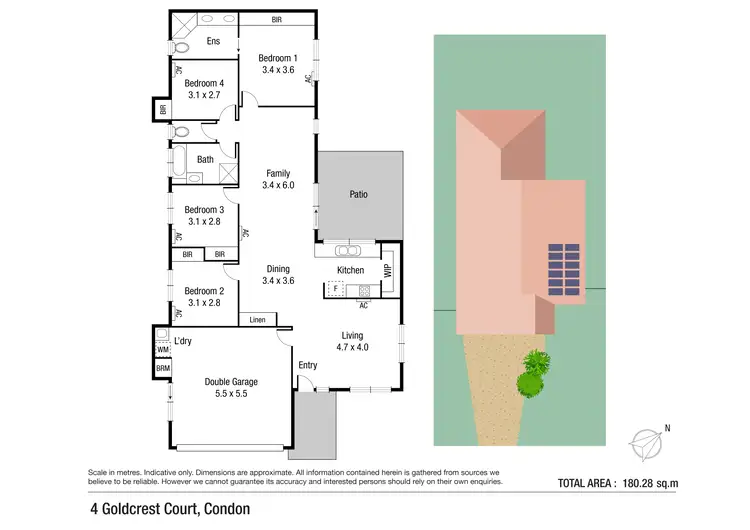 Floorplan of Homely house listing, 4 Goldcrest Court, Condon QLD 4815