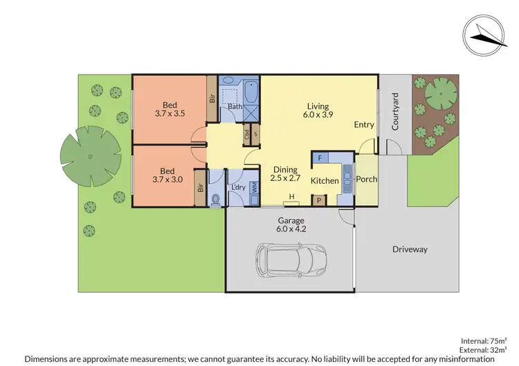 Floorplan of Homely unit listing, 4/56-60 Hamilton Road, Bayswater North VIC 3153