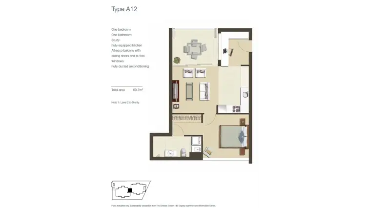 Floorplan of Homely apartment listing, 1043/16 Hamilton Place, Bowen Hills QLD 4006