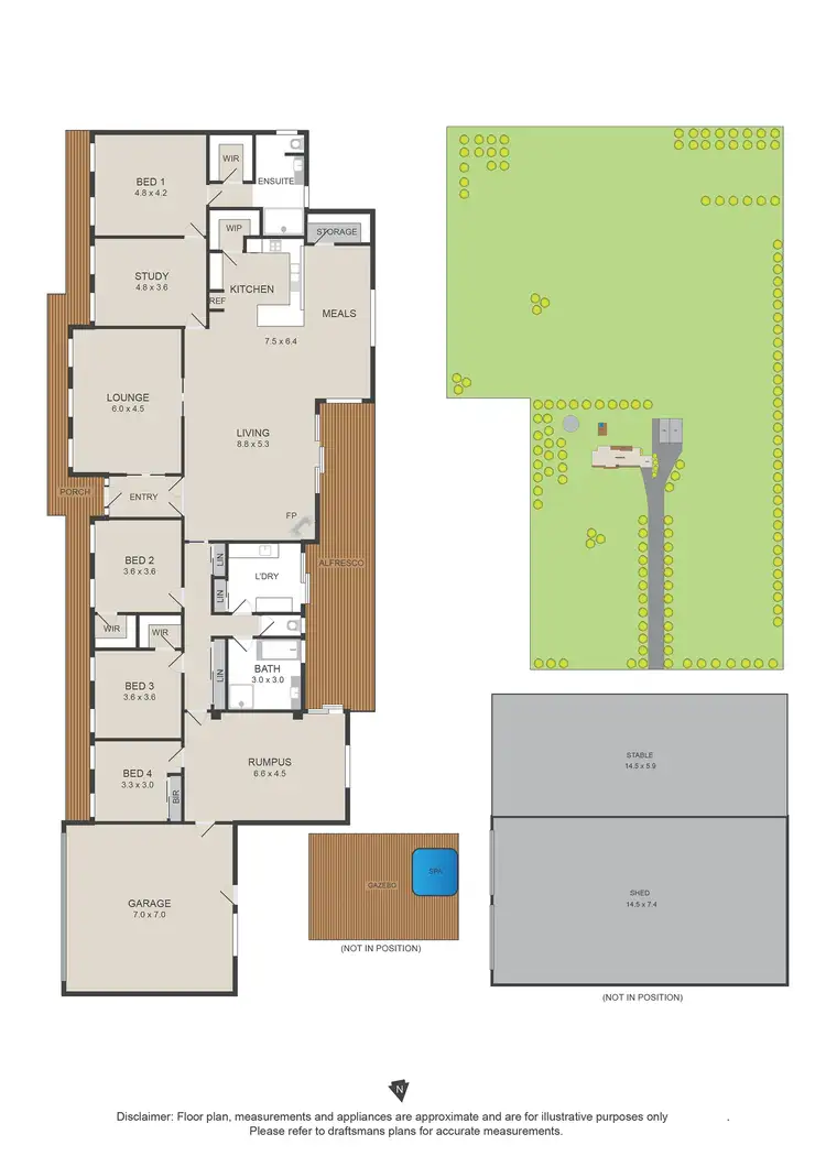 Floorplan of Homely house listing, 18 Alice Way, Eden Park VIC 3757