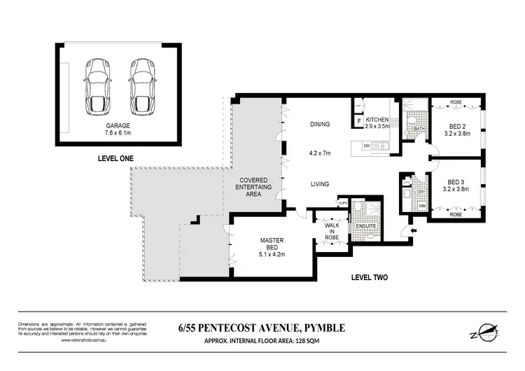 Floorplan of Homely apartment listing, 6/55 Pentecost Avenue, Pymble NSW 2073