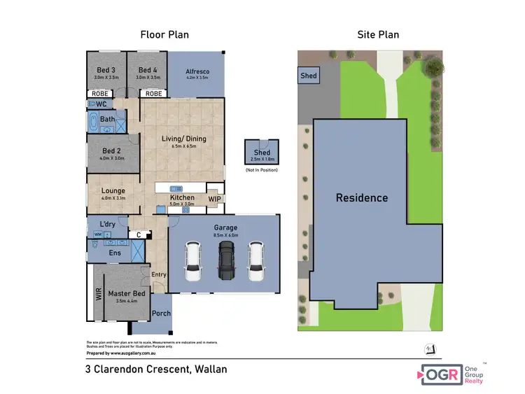 Floorplan of Homely house listing, 3 Clarendon Crescent, Wallan VIC 3756