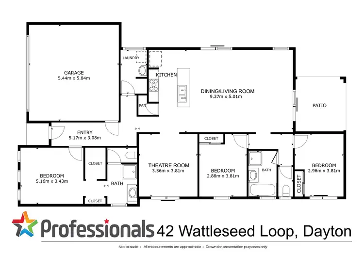 Floorplan of Homely house listing, 42 Wattleseed Loop, Dayton WA 6055