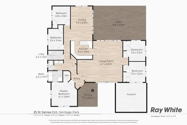 Floorplan of Homely house listing, 25 Saint James Circuit, Heritage Park QLD 4118