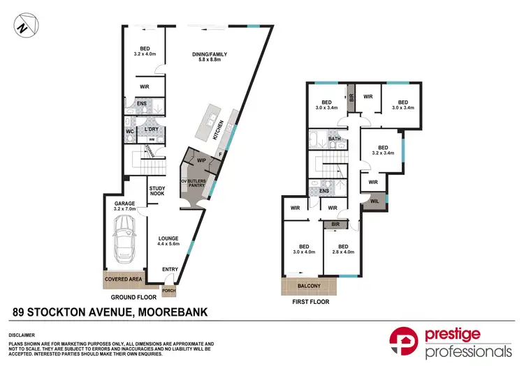 Floorplan of Homely house listing, 89 Stockton Avenue, Moorebank NSW 2170