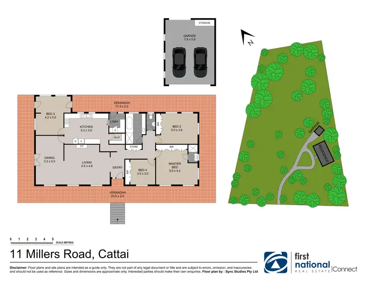 Floorplan of Homely house listing, 11 Millers Road, Cattai NSW 2756