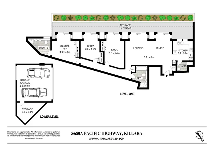 Floorplan of Homely apartment listing, 5/680A Pacific Highway, Killara NSW 2071