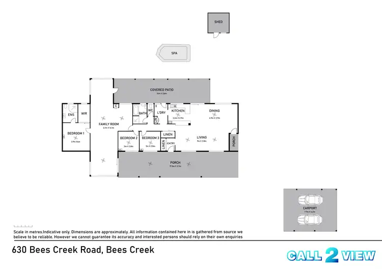 Floorplan of Homely house listing, 630 Bees Creek Road, Bees Creek NT 822