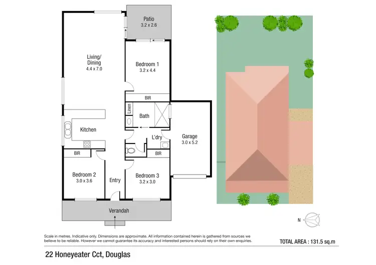 Floorplan of Homely house listing, 22 Honeyeater Circuit, Douglas QLD 4814