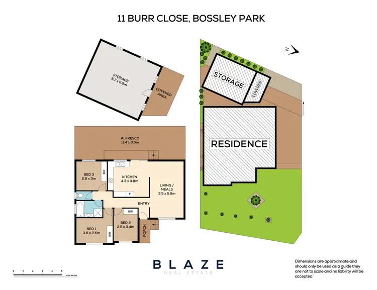 Floorplan of Homely house listing, 11 Burr Close, Bossley Park NSW 2176