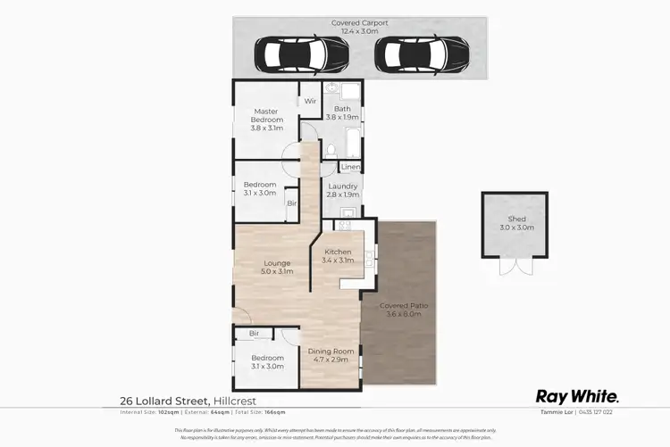 Floorplan of Homely house listing, 26 Lollard Street, Hillcrest QLD 4118