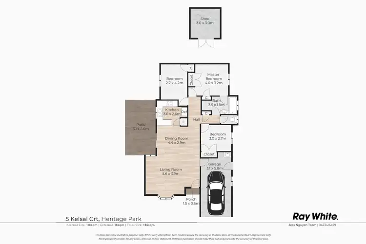 Floorplan of Homely house listing, 5 Kelsal Court, Heritage Park QLD 4118
