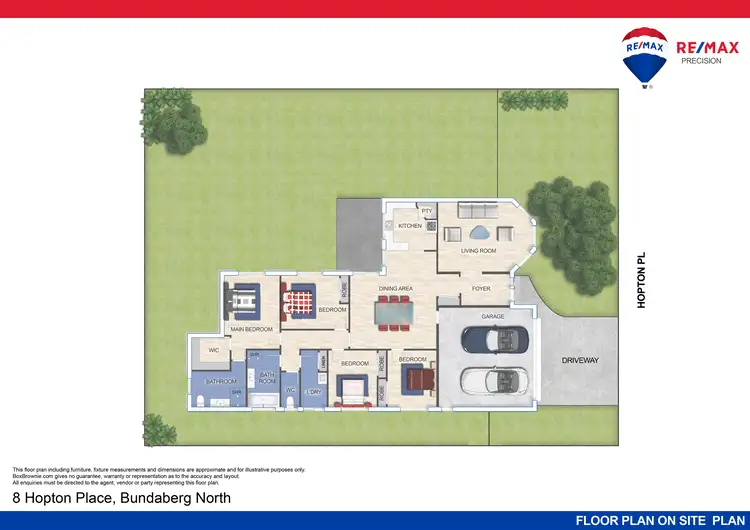 Floorplan of Homely house listing, 8 Hopton Place, Bundaberg North QLD 4670