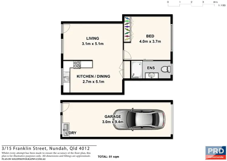 Floorplan of Homely unit listing, 3/15 Franklin St, Nundah QLD 4012