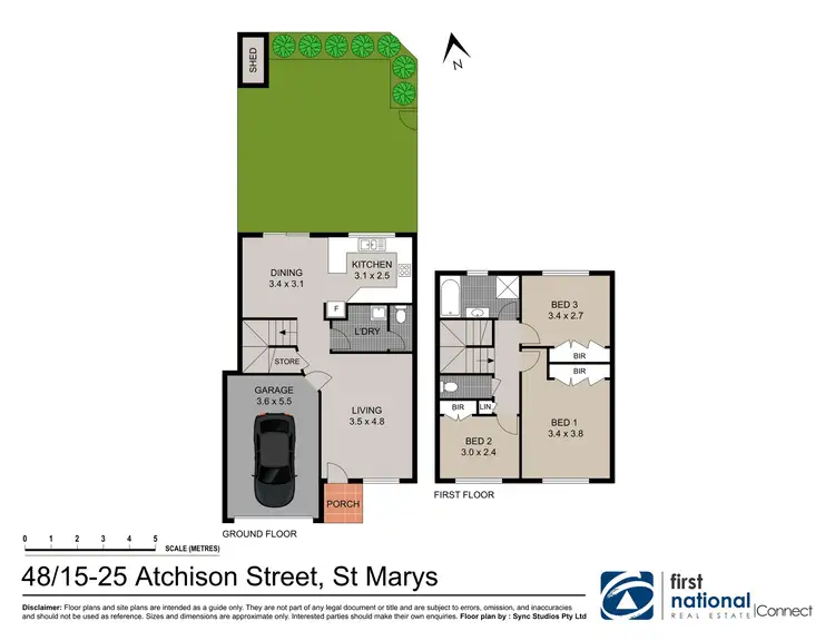 Floorplan of Homely townhouse listing, 48/15-25 Atchison St, St Marys NSW 2760