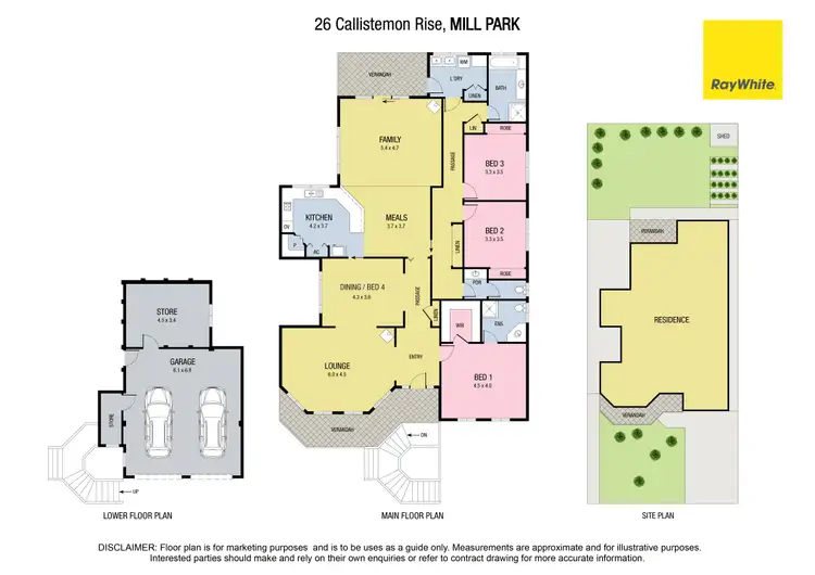 Floorplan of Homely house listing, 26 Callistemon Rise, Mill Park VIC 3082
