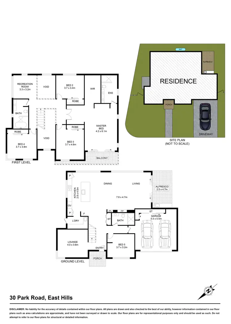 Floorplan of Homely house listing, 30 Park Road, East Hills NSW 2213