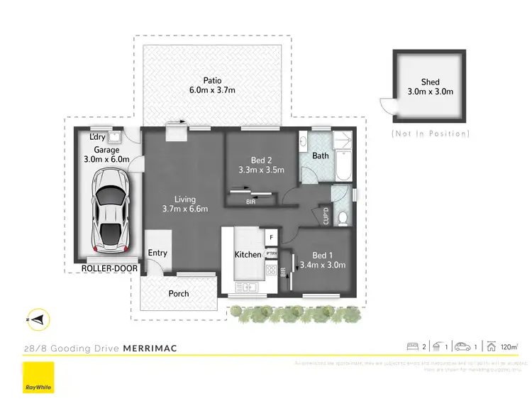Floorplan of Homely house listing, 28/8 Gooding Drive, Merrimac QLD 4226