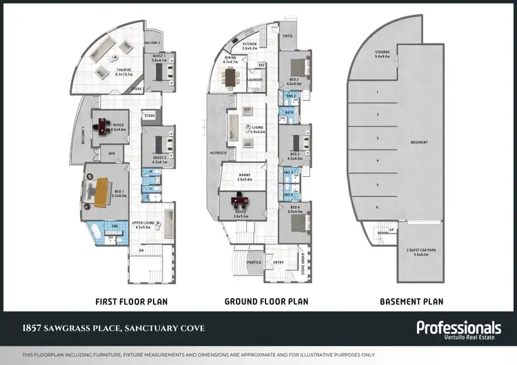 Floorplan of Homely house listing, 1857 Sawgrass Place, Sanctuary Cove QLD 4212