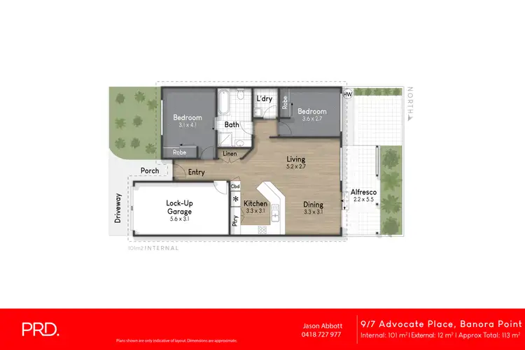 Floorplan of Homely villa listing, 9/7 Advocate Place, Banora Point NSW 2486