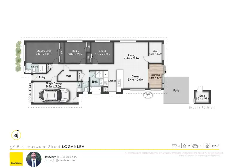 Floorplan of Homely unit listing, 5/18-22 Maywood Street, Loganlea QLD 4131