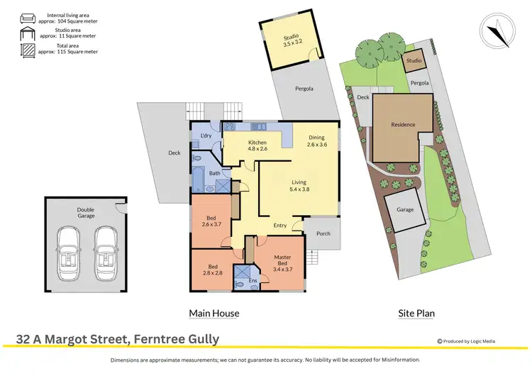 Floorplan of Homely house listing, 32A Margot Street, Ferntree Gully VIC 3156