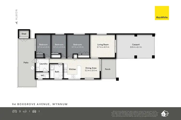 Floorplan of Homely house listing, 94 Boxgrove Avenue, Wynnum QLD 4178