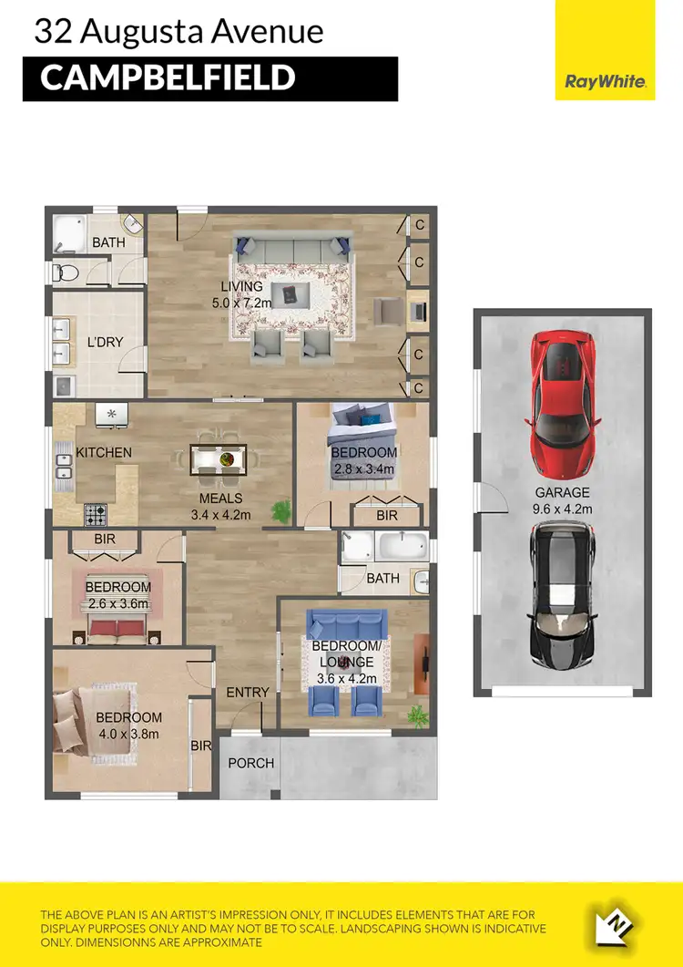 Floorplan of Homely house listing, 32 Augusta Avenue, Campbellfield VIC 3061