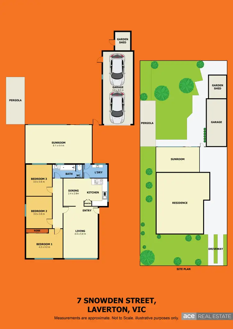 Floorplan of Homely house listing, 7 Snowden Street, Laverton VIC 3028