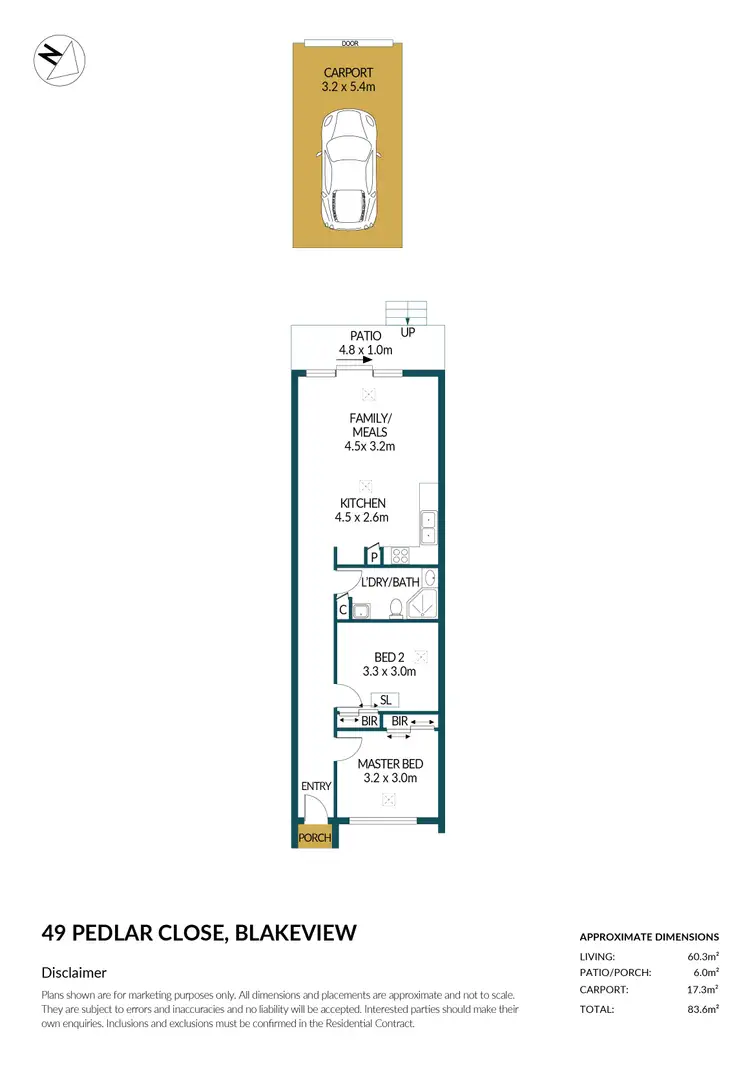 Floorplan of Homely house listing, 49 Pedlar Close, Blakeview SA 5114