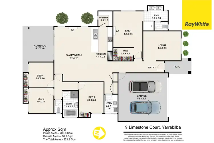 Floorplan of Homely house listing, 9 Limestone Court, Yarrabilba QLD 4207