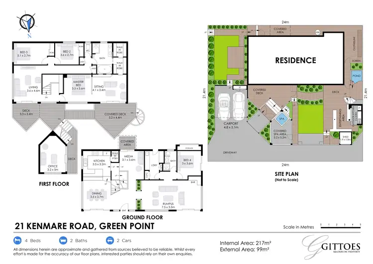 Floorplan of Homely house listing, 21 Kenmare Road, Green Point NSW 2251