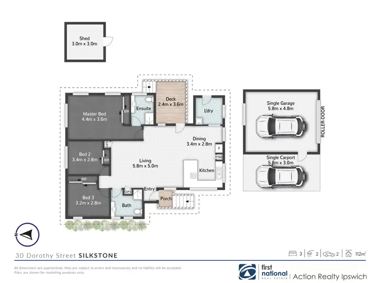 Floorplan of Homely house listing, 30 Dorothy Street, Silkstone QLD 4304