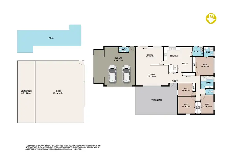 Floorplan of Homely rural property listing, 35 Wattle Crescent, Glossodia NSW 2756