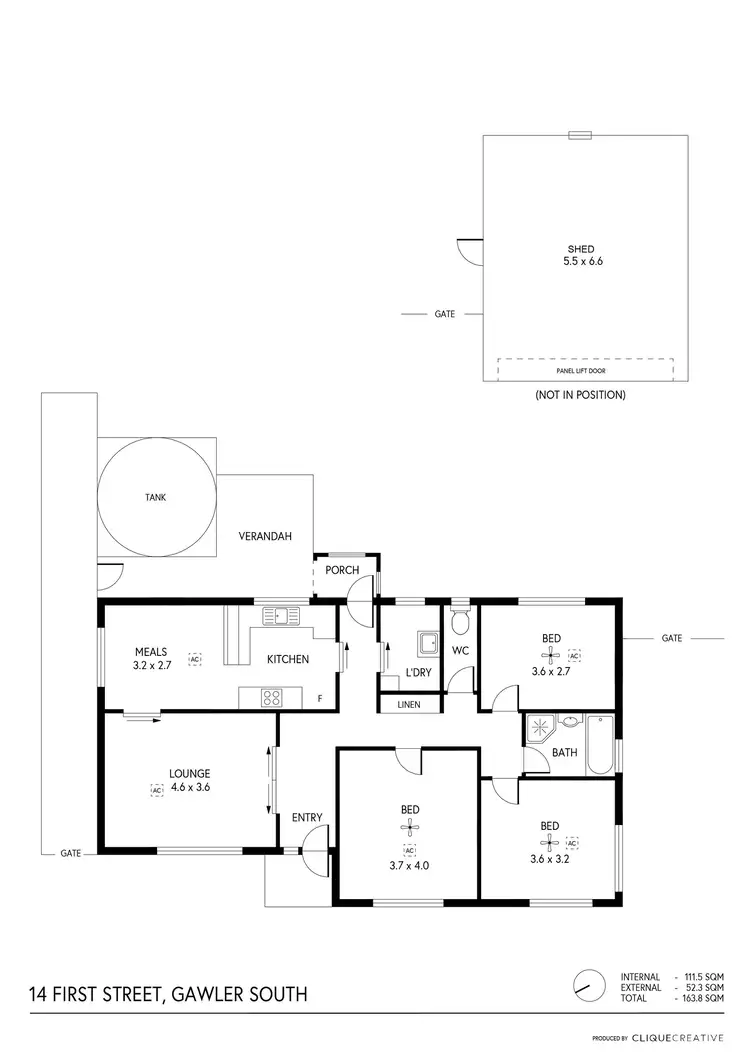 Floorplan of Homely house listing, 14 First Street, Gawler South SA 5118