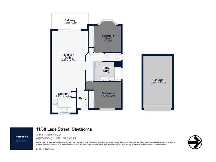 Floorplan of Homely unit listing, 11/62 Lade Street, Gaythorne QLD 4051