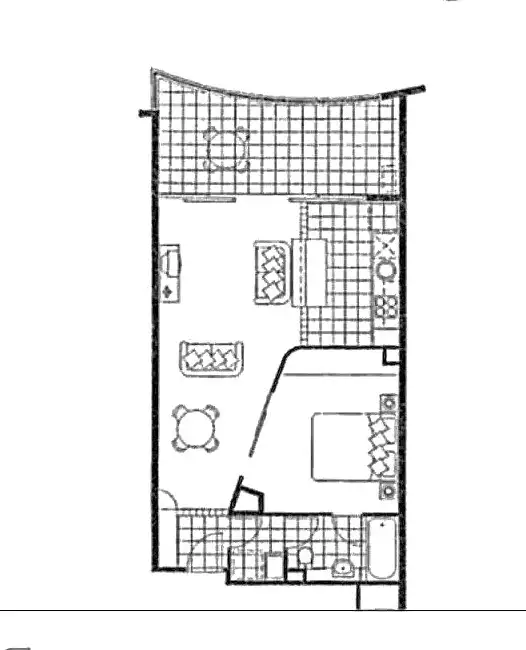 Floorplan of Homely apartment listing, 608/21 PATRICK LANE, Toowong QLD 4066