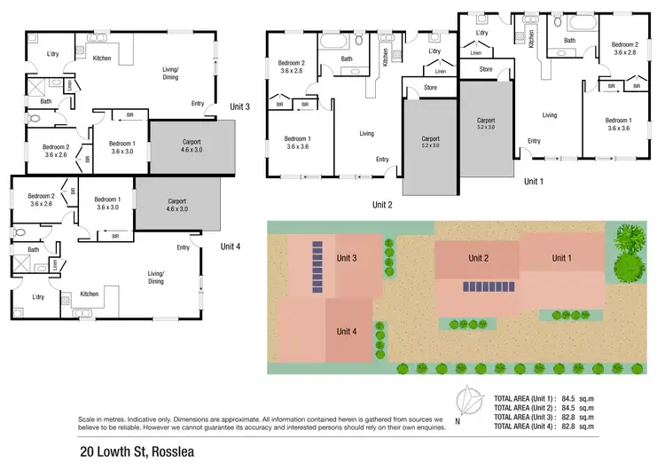 Floorplan of Homely unit listing, 3/20 Lowth Street, Rosslea QLD 4812