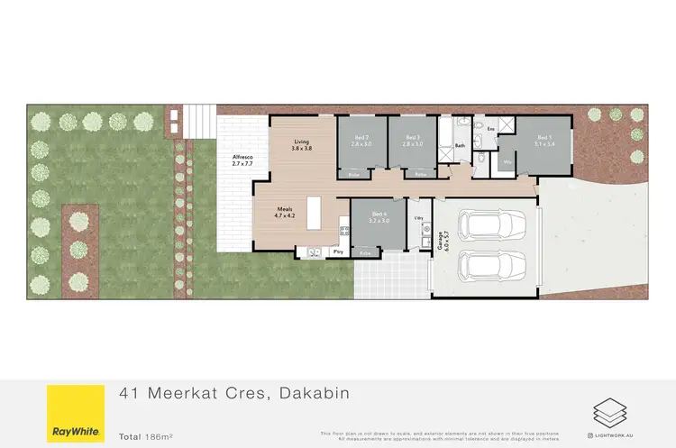 Floorplan of Homely house listing, 41 Meerkat Crescent, Dakabin QLD 4503