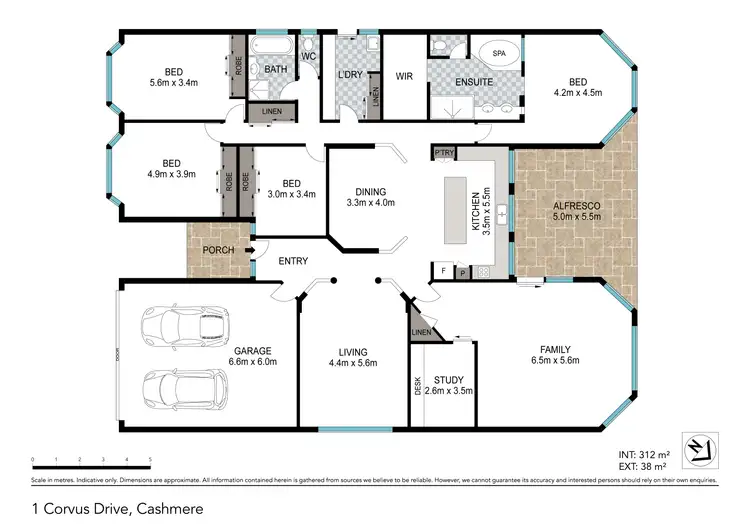 Floorplan of Homely house listing, 1 Corvus Drive, Cashmere QLD 4500