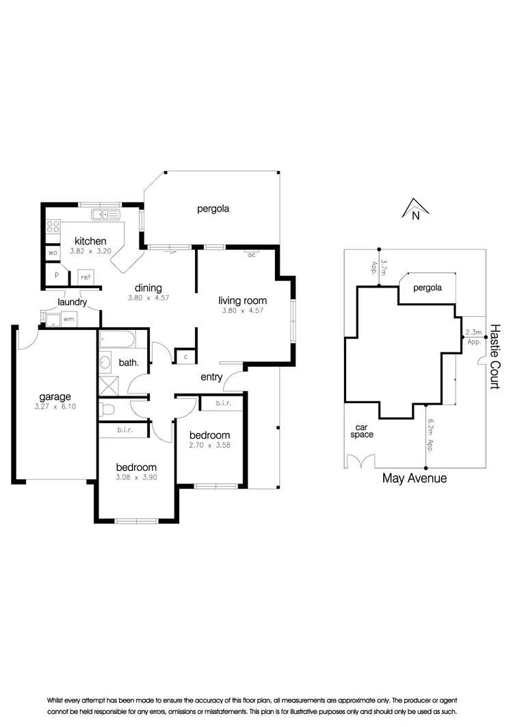 Floorplan of Homely unit listing, 26 May Avenue, Altona Meadows VIC 3028