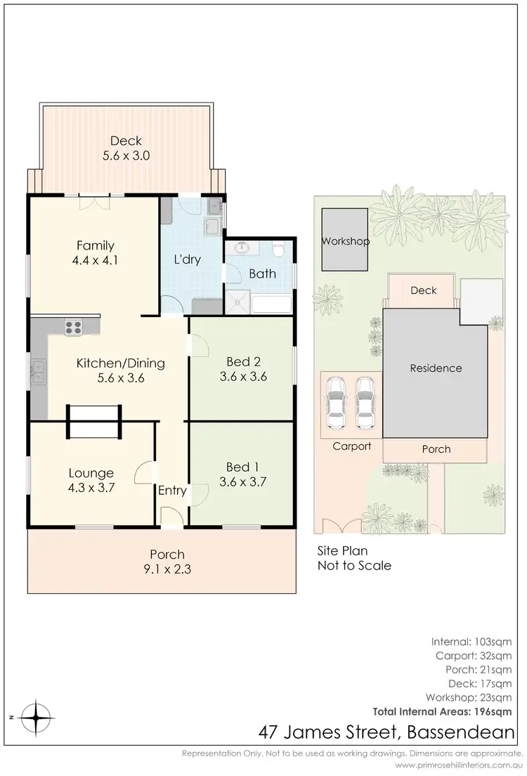 Floorplan of Homely house listing, 47 James Street, Bassendean WA 6054
