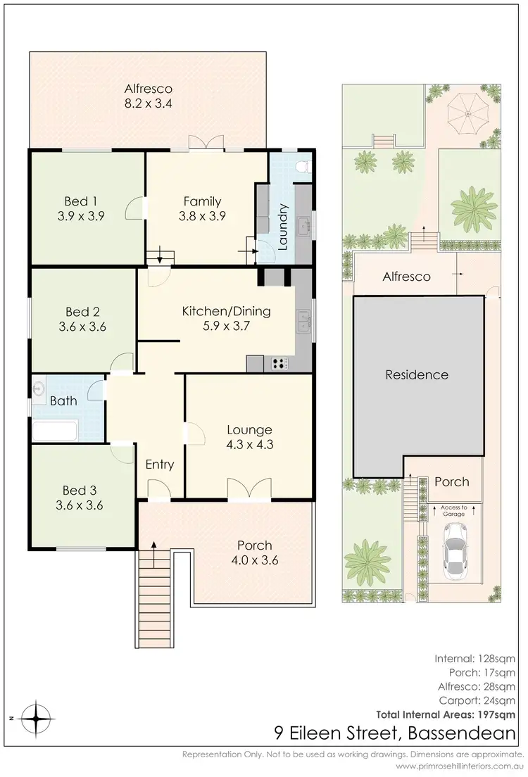 Floorplan of Homely house listing, 9 Eileen Street, Bassendean WA 6054