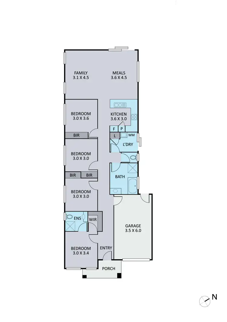 Floorplan of Homely house listing, 22 Seasons Drive, Botanic Ridge VIC 3977
